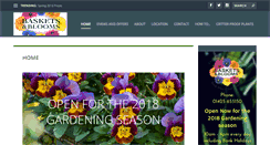 Desktop Screenshot of basketsnblooms.co.uk
